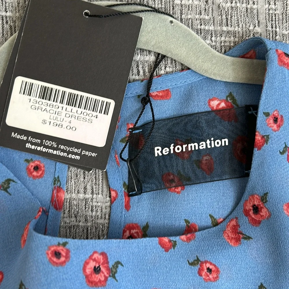 Reformation Gracie Dress size 4 - Picture 3 of 6